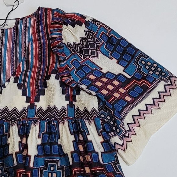 Ba&Sh Marry Print Peasant Blouse - Picture 6 of 15